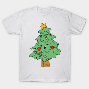 Cute Merry Christmas Tree T-Shirt